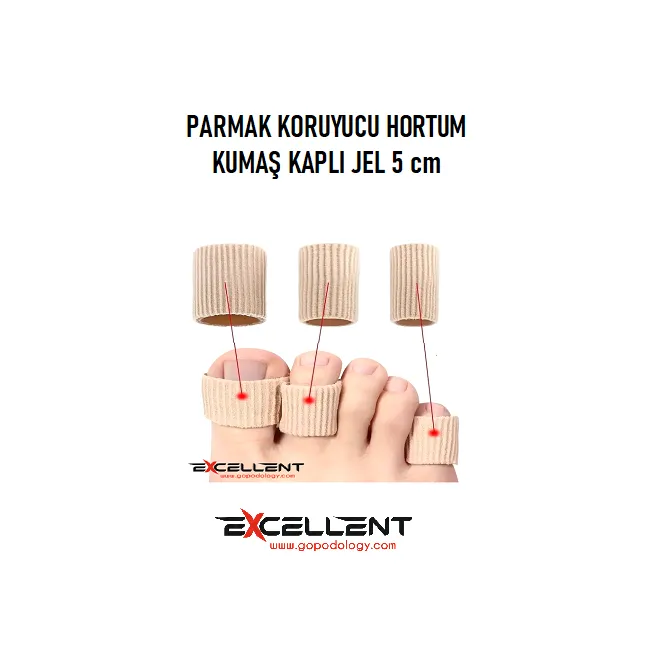 PARMAK KORUYUCU HORTUM KUMAŞ KAPLI JEL 5 cm (1 ADET)