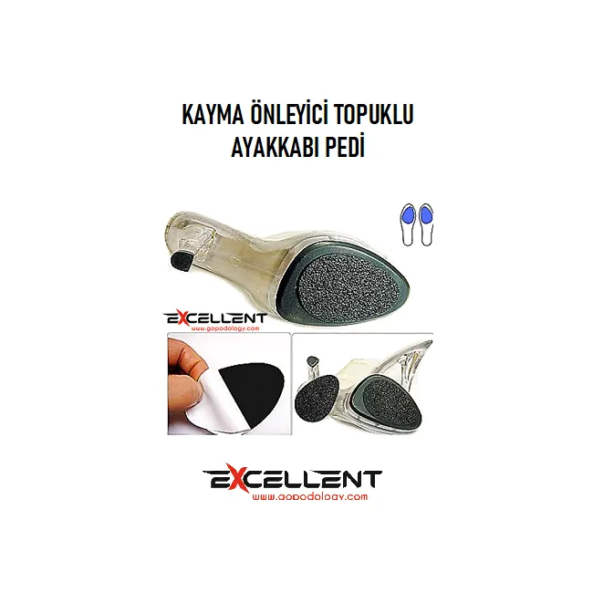 KAYMA ÖNLEYİCİ TOPUKLU AYAKKABI PEDİ