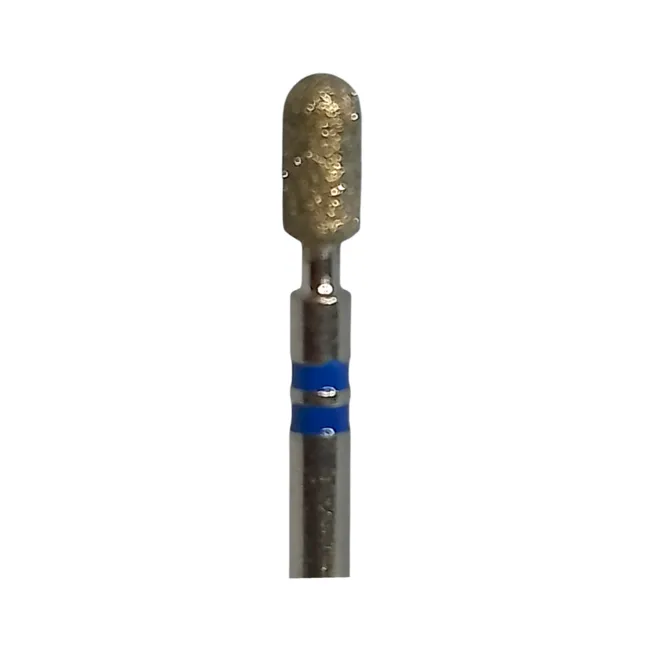 Elmas Silindir Kubbe Tepeli Çift Mavi h: 6 mm Ø: 3 mm