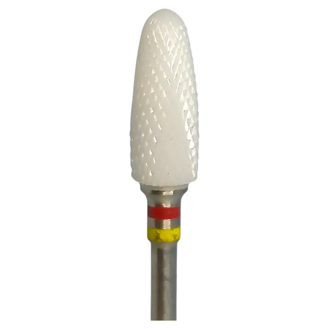 Porselen Koçan Sarı-Kırmızı h:15 mm Ø:6.0 mm